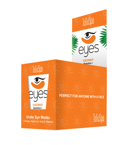 ToGoSpa Coconut EYES eye mask bundle box