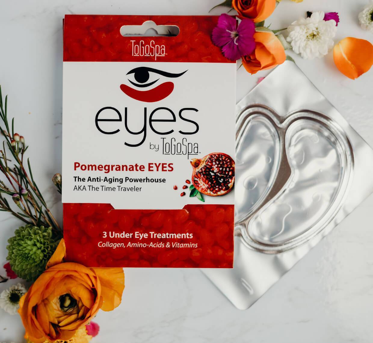 ToGoSpa eyes Pomegranate EYES under eye treatment for anti aging 